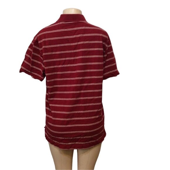𝅺ST John's Bay Red White Polo Shirt Men Large - Picture 4 of 4